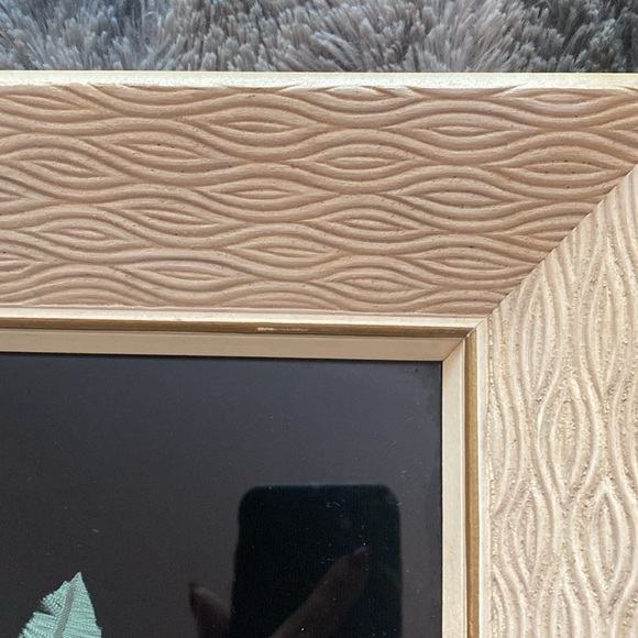 Vintage Floral Art Print in Textured Frame - Picture 7 of 16